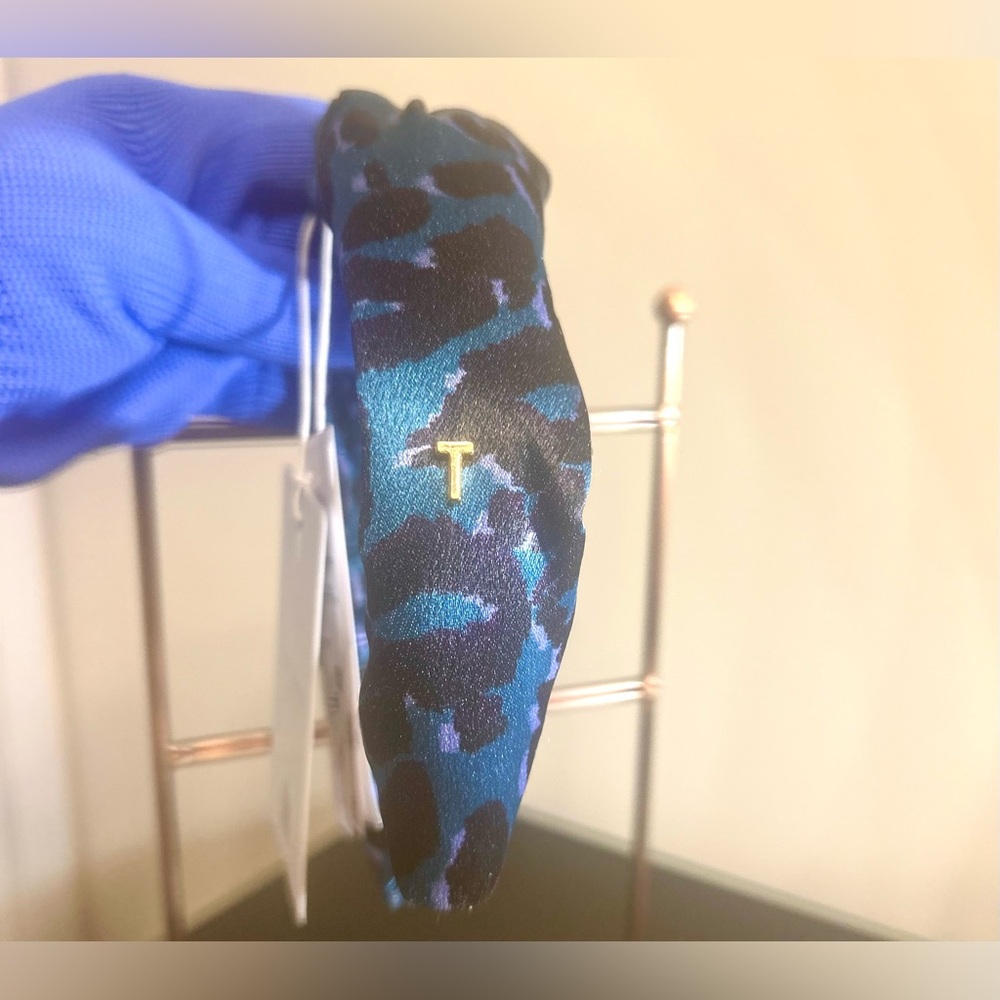 Ted Baker Blue Leopard Headband:NWT’s
